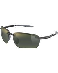 Maui Jim - Mj0336S 001 Occhiali Da Sole Bio-Iniettato Verde Geometrica - Lyst