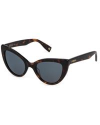 Furla - Sfu734 4Blp Sunglasses Acetate Cat Eye - Lyst