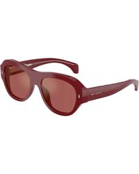 Moncler - Me6015U Elevane 302654 Sunglasses Acetate Geometric Normal Mirrored - Lyst