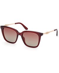 Guess - Gu7886 69F Sunglasses Injected Squared Normal Shaded - Lyst
