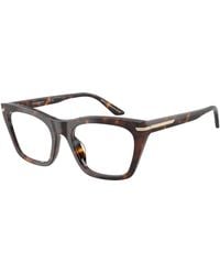 Emporio Armani - Ea3283Bu 5026 Optical Frames Acetate Transparent Cat Eye Normal - Lyst