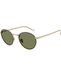 Giorgio Armani - Ar6163J 30022A Sunglasses Metal Round Normal - Lyst