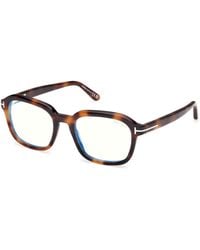 Tom Ford - Ft6060-B 053 Optical Frames Acetate Squared Normal - Lyst