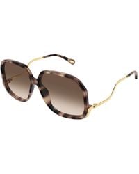 Chloé - Ch0404S 003 Sunglasses Acetate Geometric Nuanced - Lyst