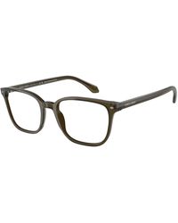 Giorgio Armani - Ar7265 6169 Optical Frames Acetate Transparent Pillow Normal - Lyst