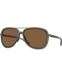 Oakley - Oo4129 Split Time 412925 Sunglasses Metal Copper Round Normal Prizm - Lyst