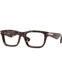 Burberry - Be2419 3002 Optical Frames Acetate Transparent Squared Normal - Lyst