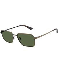 Emporio Armani - Ea2178 344671 Sunglasses Metal Geometric Normal - Lyst