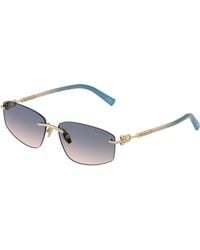 Tiffany & Co. - Tf3114 619116 Sunglasses Metal Geometric Normal Nuanced - Lyst