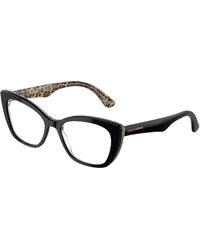 Dolce & Gabbana - Dg3360 3299 Optical Frames Acetate Transparent Cat Eye Normal - Lyst