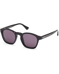Web - We0384 05A Sunglasses Acetate Smoke Round Normal - Lyst