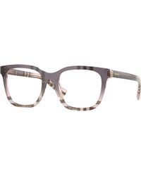 Burberry - Be2455 4220 Optical Frames Acetate Transparent Squared Normal - Lyst