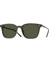 Oliver Peoples - Ov5614Su Laedin 182152 Sunglasses Acetate Squared Normal - Lyst