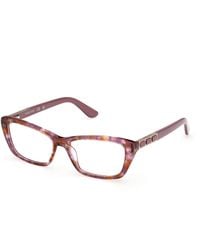 Guess - Gm50053 83 Optical Frames Acetate Squared Normal - Lyst