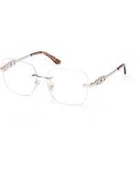 Guess - Gu50319 033 Optical Frames Metal Squared Normal - Lyst