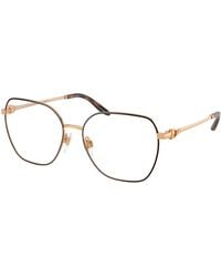 Ralph Lauren - Rl5138 9153 Optical Frames Metal Transparent Squared Normal - Lyst