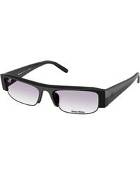 Miu Miu - Mu B07S 16K04O Sunglasses Acetate Squared Normal Shaded - Lyst