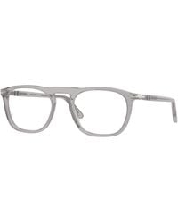 Persol - Po3391V 309 Optical Frames Acetate Transparent Squared Normal - Lyst