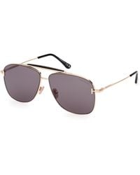 Tom Ford - Ft1017 Jaden 28A Sunglasses Metal Squared Normal - Lyst