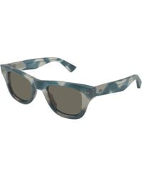 Bottega Veneta - Bv1486S 003 Sunglasses Acetate Squared - Lyst