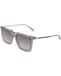 Ferragamo - Sf2077Slbi 020 Sunglasses Acetate Squared Normal Shaded - Lyst