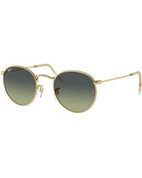 Ray-Ban - Rb3447 Round Metal Sunglasses - Lyst