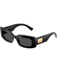 Dolce & Gabbana - Dg4479 501/87 Sunglasses Acetate Squared Normal - Lyst