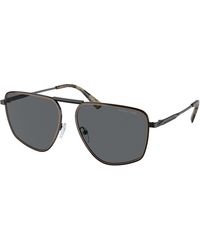Michael Kors - Mk1153 Silverton 100587 Sunglasses Metal Pilot Normal - Lyst