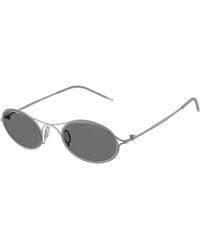 Giorgio Armani - Ar6187 300387 Sunglasses Metal Round Normal - Lyst