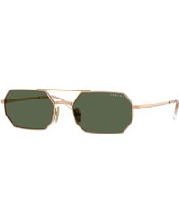 Vogue Eyewear - Vo4329S 51529A Sunglasses Metal Geometric Polarized - Lyst