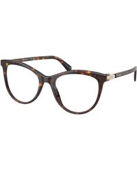Swarovski - Sk2064 1002 Optical Frames Acetate Transparent Round Normal - Lyst