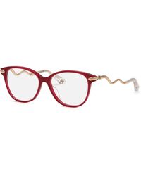 Roberto Cavalli - Vrc121 06Pj Optical Frames Acetate Butterfly - Lyst