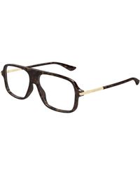 McQueen - Am0555O 002 Optical Frames Acetate Transparent Pilot - Lyst