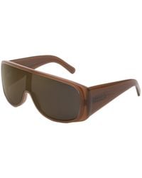 MM6 by Maison Margiela - 5Vp Margiela Mm6 Mask Occhiali Da Sole Acetato Maschera Specchiato - Lyst