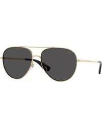 Burberry - Be3172 110987 Sunglasses Metal Pilot Normal - Lyst