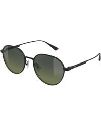 Maui Jim - Mj0627Sa 003 Occhiali Da Sole Titanio Verde Rotonda - Lyst