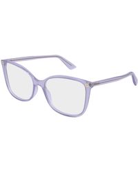 Gucci - Gg0026O 027 Optical Frames Acetate Transparent Cat Eye - Lyst