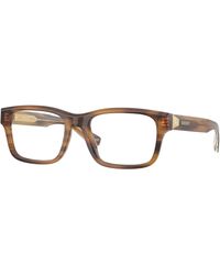 Burberry - Be2469 4253 Optical Frames Acetate Transparent Squared Normal - Lyst