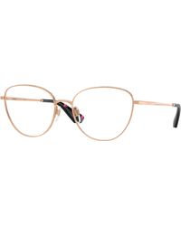 Burberry - Be1398 1109 Optical Frames Metal Transparent Cat Eye Normal - Lyst