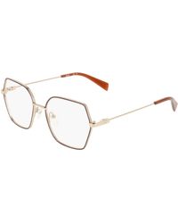 Liu Jo - Lj2182 714 Optical Frames Metal Squared Normal - Lyst