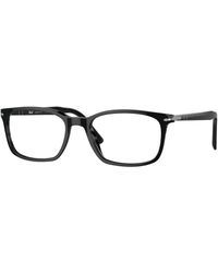 Persol - Po3189V 95 Optical Frames Acetate Transparent Squared Normal - Lyst