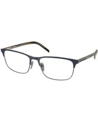 Prada - Pr 66Yv 02N1O1 Optical Frames Metal Squared - Lyst