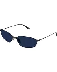 Balenciaga - Bb0412S 003 Sunglasses Metal Geometric - Lyst