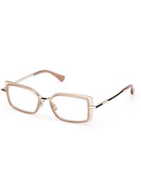 Max Mara - Mm5186 045 Optical Frames Acetate Squared Normal - Lyst