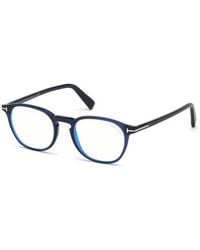 Tom Ford - Ft5583-B 090 Optical Frames Acetate Geometric Normal - Lyst