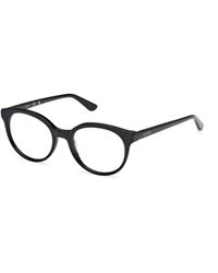 Guess - Gu50270 001 Optical Frames Acetate Round Normal - Lyst