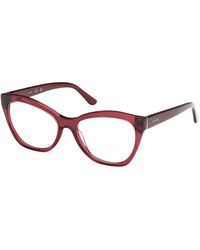Guess - Gu50177 069 Optical Frames Acetate Geometric Normal - Lyst