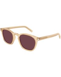 Saint Laurent - Sl 28 055 Sunglasses Acetate Squared - Lyst