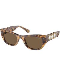 Swarovski - Sk6022 104073 Sunglasses Acetate Pillow Normal - Lyst