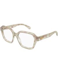 Chloé - Ch0272O 007 Optical Frames Acetate Transparent Squared - Lyst